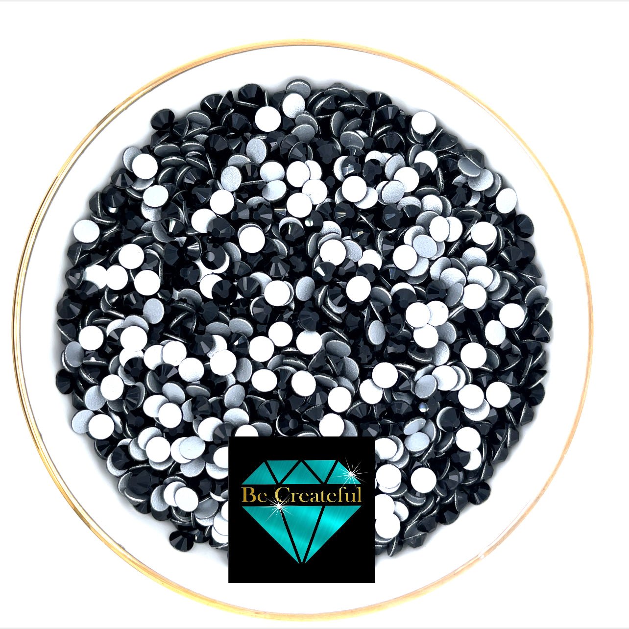 3000Pcs Black Resin Rhinestones, AB Round Flatback Jelly Rhinestones for  DIY Crafts Tumblers Shoes Face Makeup Cups (5MM Black)