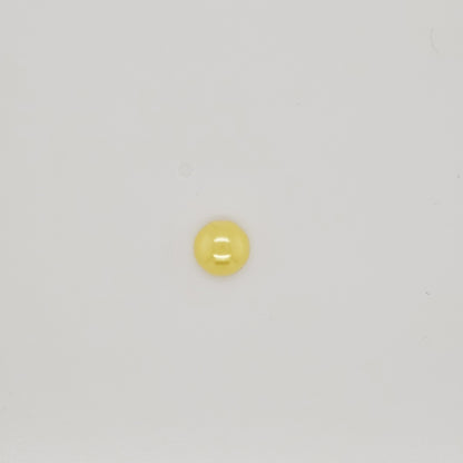 Yellow Resin Decoden Cabochon Flatback Pearls