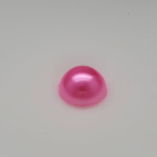 Pastel Pink Round Flat Back Pearls FREE SHIPPING 