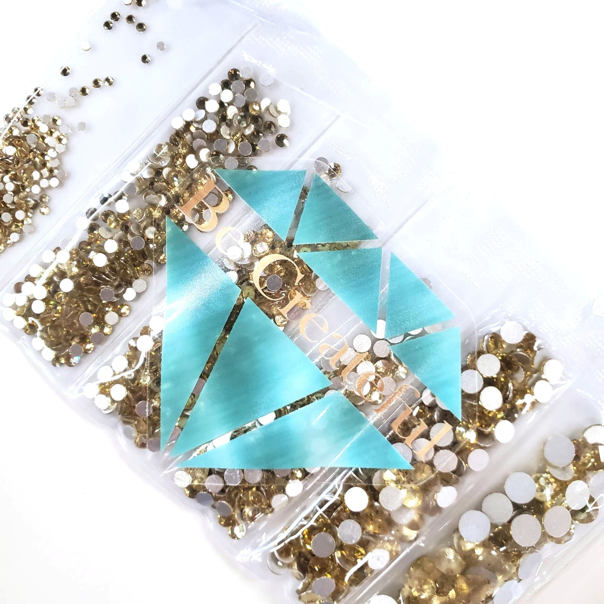 Flatback Foil Crystal Glass Rhinestones - Be Createful Rhinestones