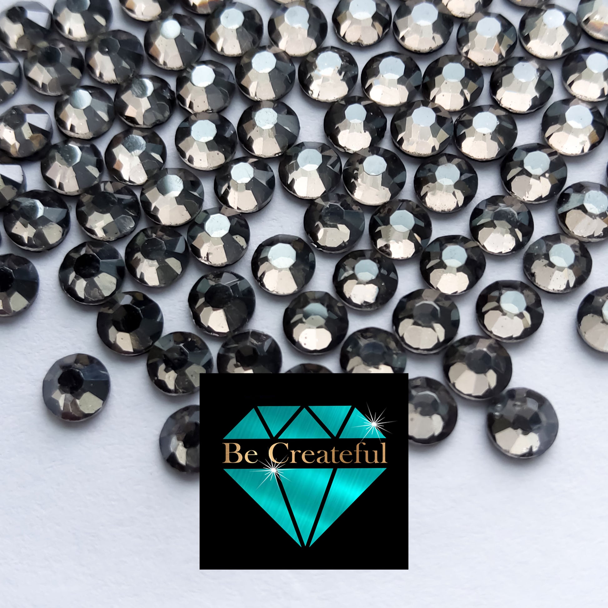 DMC Black Diamond Glass Hotfix Rhinestones - Be Createful, Beautiful Rhinestones at wholesale prices.