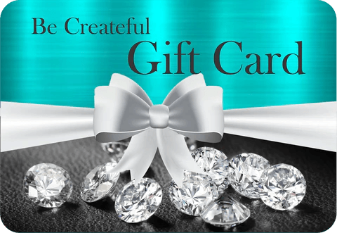 Be Createful Gift Card - Rhinestone Gift card - $50 Gift Card - Craft Gift Card - Mom Gift Card