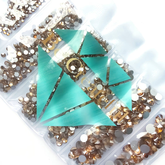 Free shipping mixed loading shape and size Golden orange rhinestones sew on  crystal flatback loose beads 300pcs/lot
