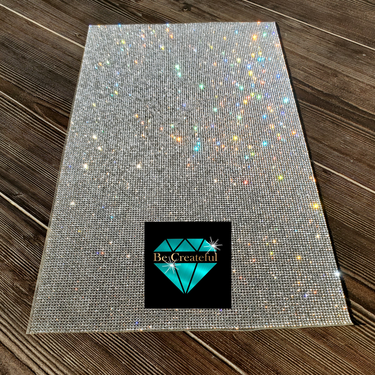 Adhesive Crystal Glass Rhinestone Sheet