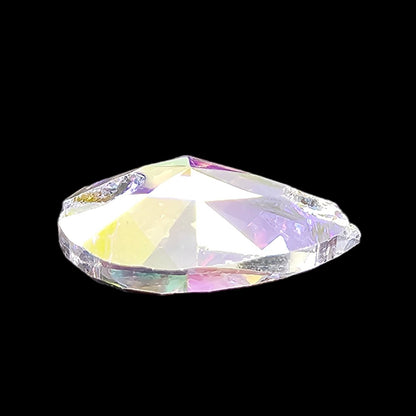 Fancy LUXE Glass Crystal AB DROP SHAPED Sew On Rhinestones