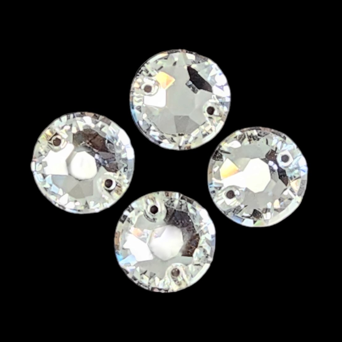Fancy LUXE Glass Crystal XIRIUS SHAPED Sew On Rhinestones - Crystal Xirius Sew On Rhinestones - Sew On Rhinestones - Xirius