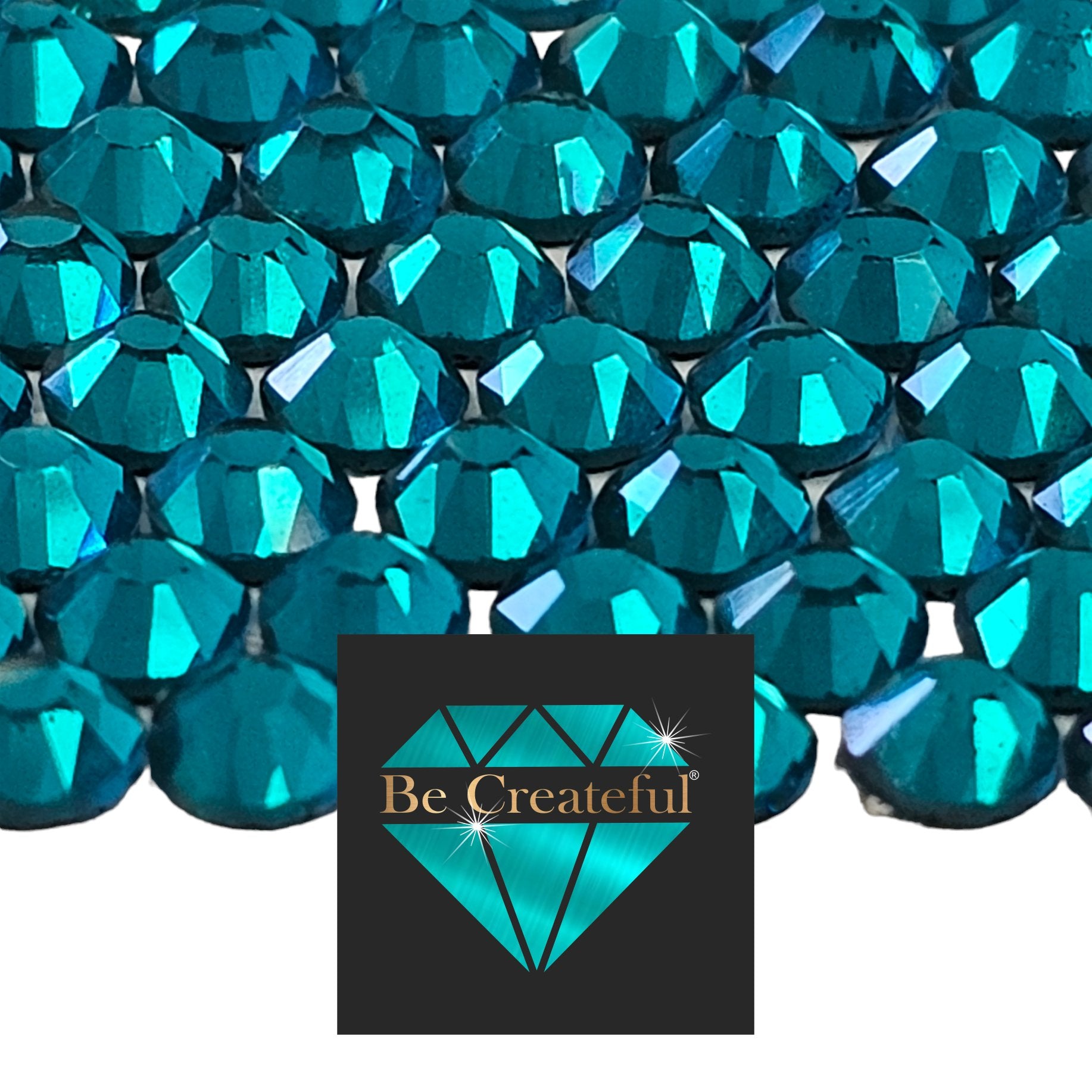 DMC Blue Zircon Glass Hotfix Rhinestones - Hotfix Rhinestone – Be Createful