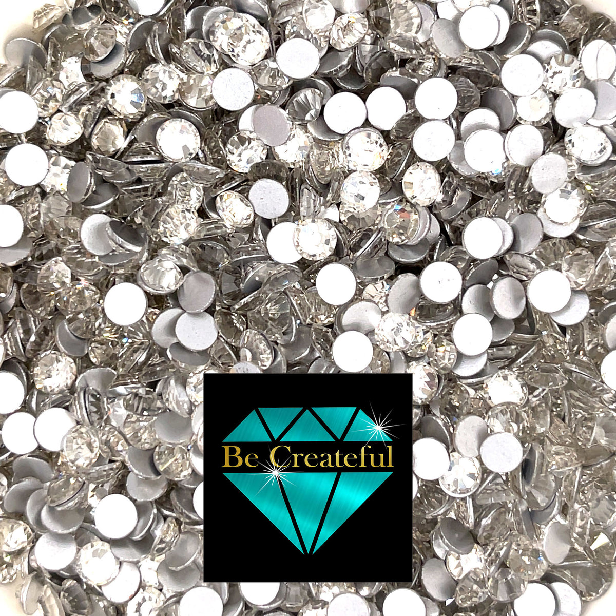FLATBACK Crystal Glass Rhinestones | Wholesale Pricing! – Be Createful