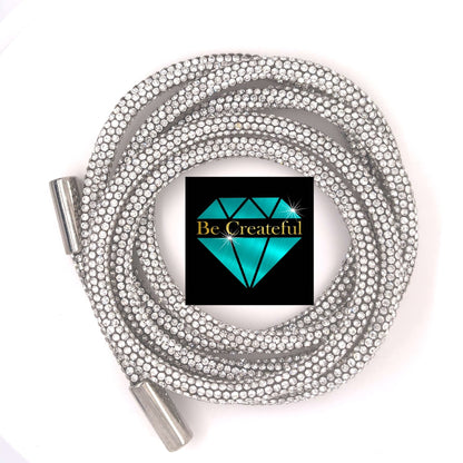 Be Createful Crystal Rhinestone Hoodie Strings are the perfect way to glam up your favorite hoodie and accessories!