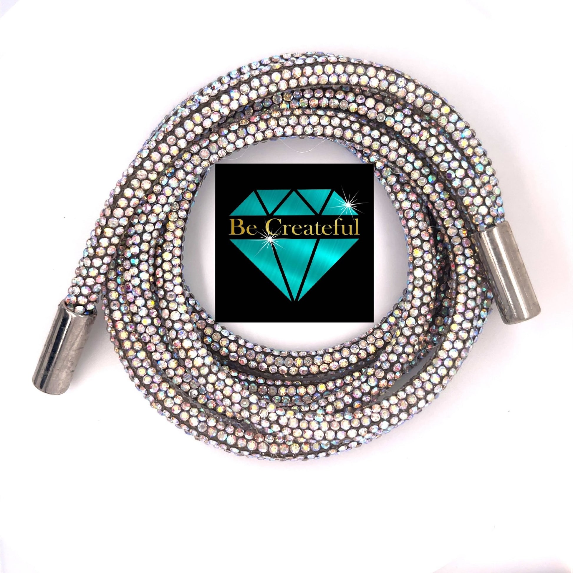 4 Piece Rhinestone Shoe Laces Crystal Glitter Rope Indonesia