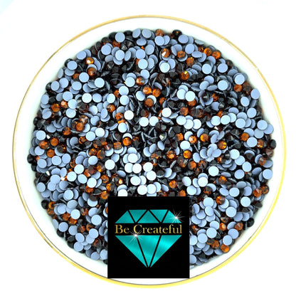LUXE® Coffee Dark Topaz Glass Hotfix Rhinestones are high-quality glass Rhinestones