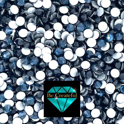 The Crafts Outlet Glass Rhinestones, DMC Hot-Fix, 3mm Tiny, 1440-pc, Royal Blue
