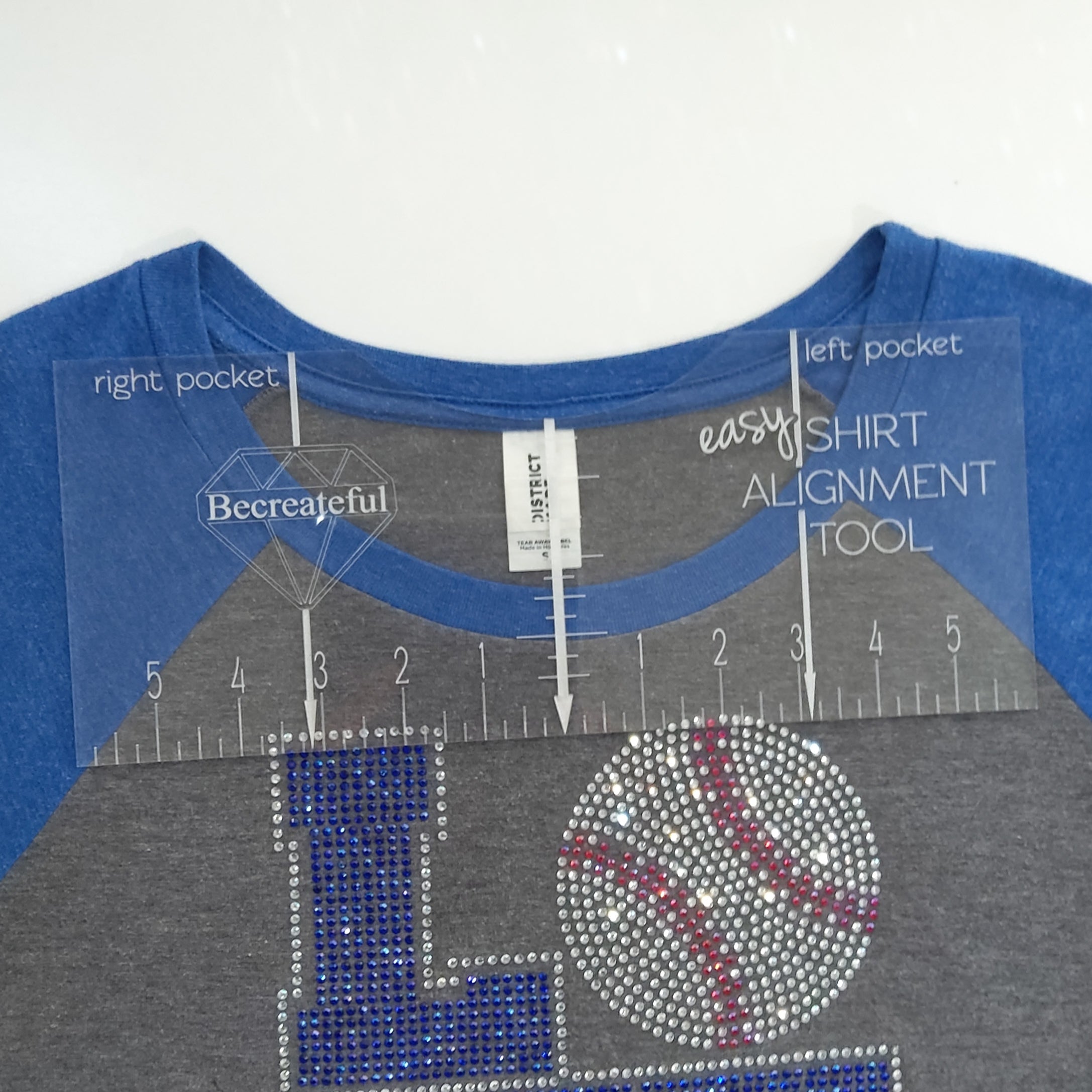 Be Createful Garment Design Placement-Aligment Guide