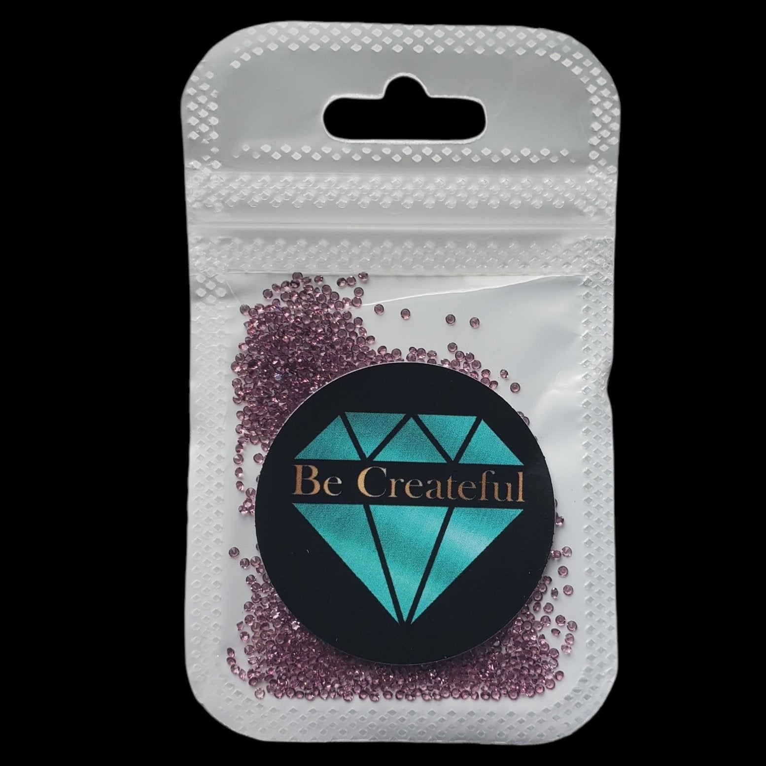 Violet Caviar/Pixie Dust Micro Mini Glass Rhinestones
