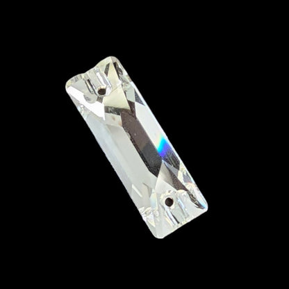 Fancy LUXE Crystal Cosmic Baguette SHAPED Sew On Rhinestones