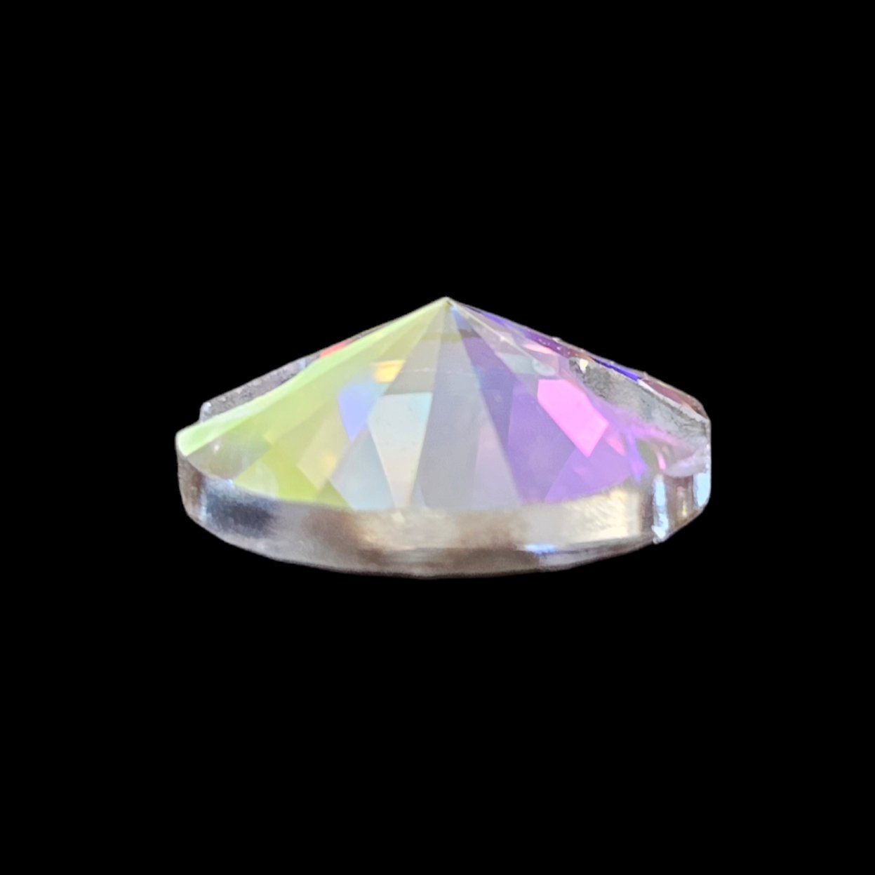 Fancy LUXE Crystal AB RIVOLI SHAPED Sew On Rhinestones - Hight quality Glass Rivoli Rhinestones