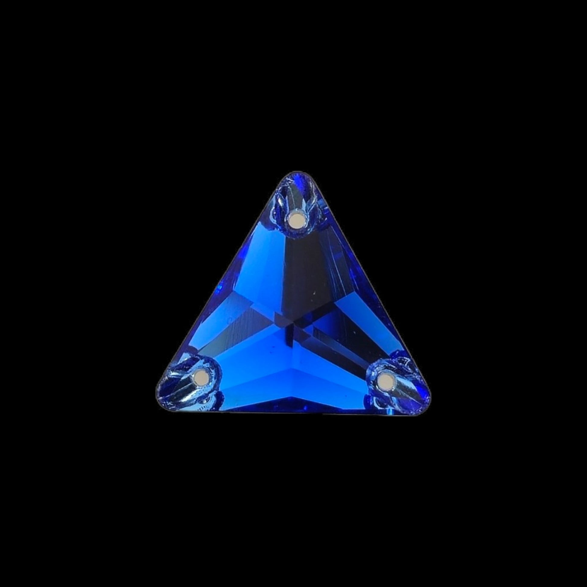 Cobalt Triangle SHAPED Sew On Rhinestones