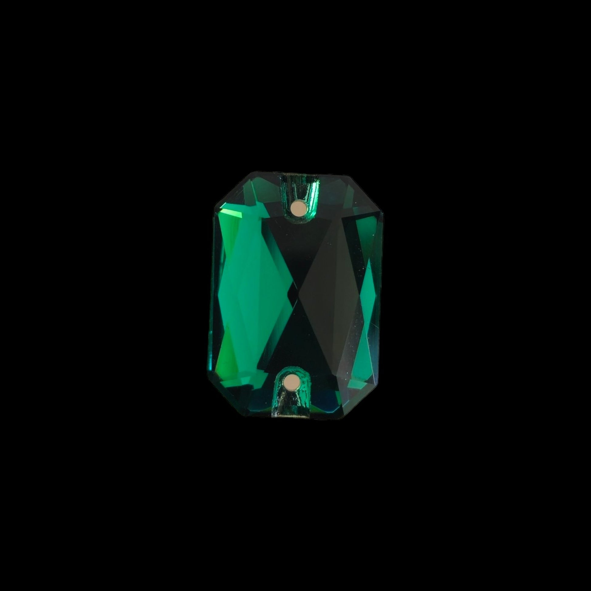 Green Emerald SHAPED Sew On Rhinestones