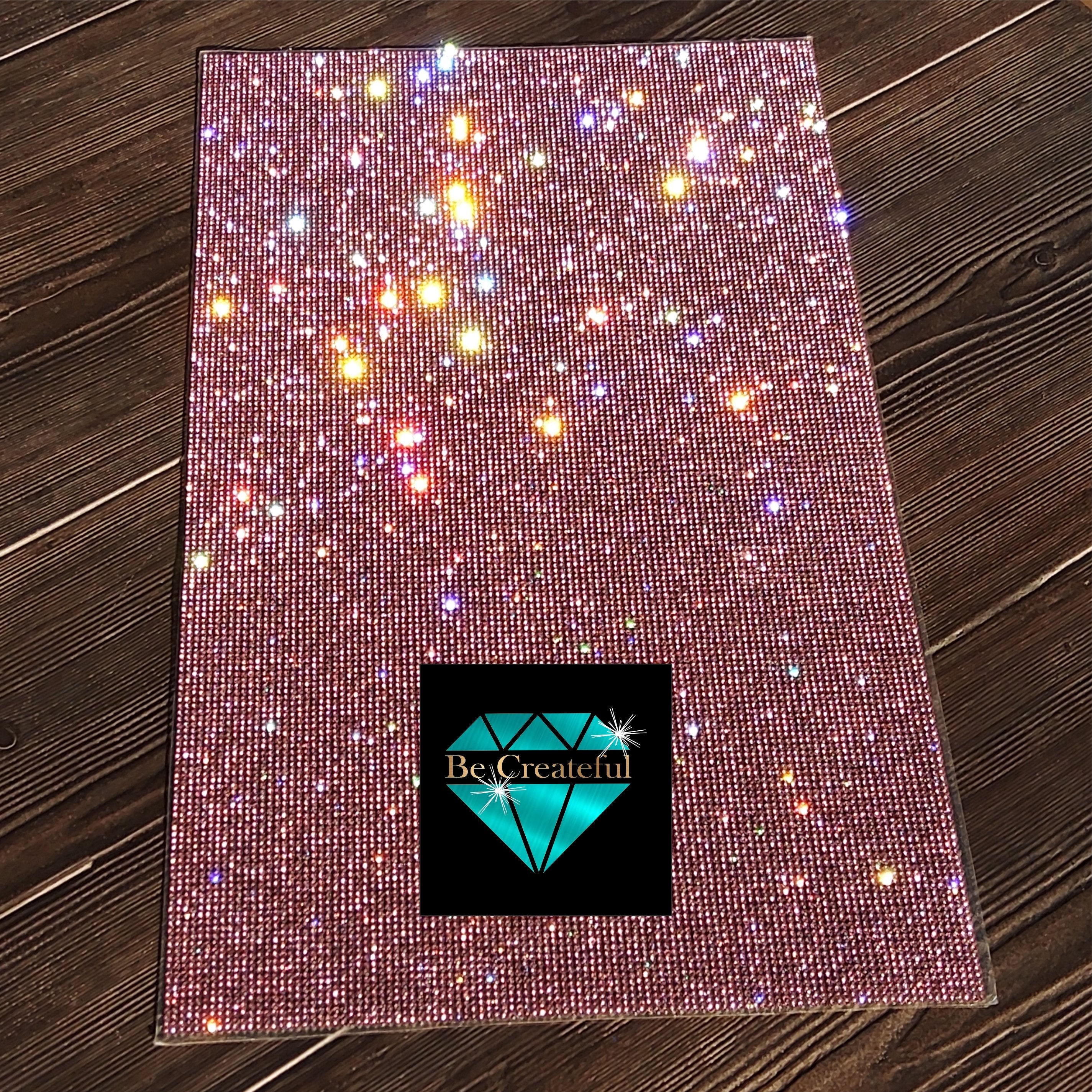 Pink Glass Hotfix Rhinestone Sheets - Fast Shipping! – Be Createful