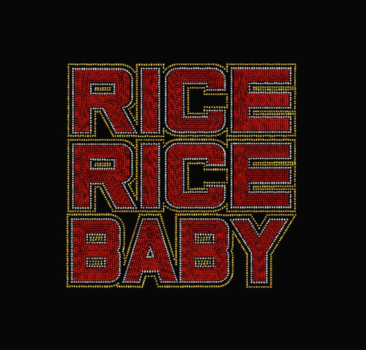 Rice Rice Baby Rhinestone Transfer