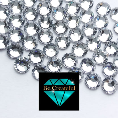 LUXE® Crystal Glass Hotfix Rhinestones are high-quality 16 facet glass Rhinestone with intense sparkle and refraction.