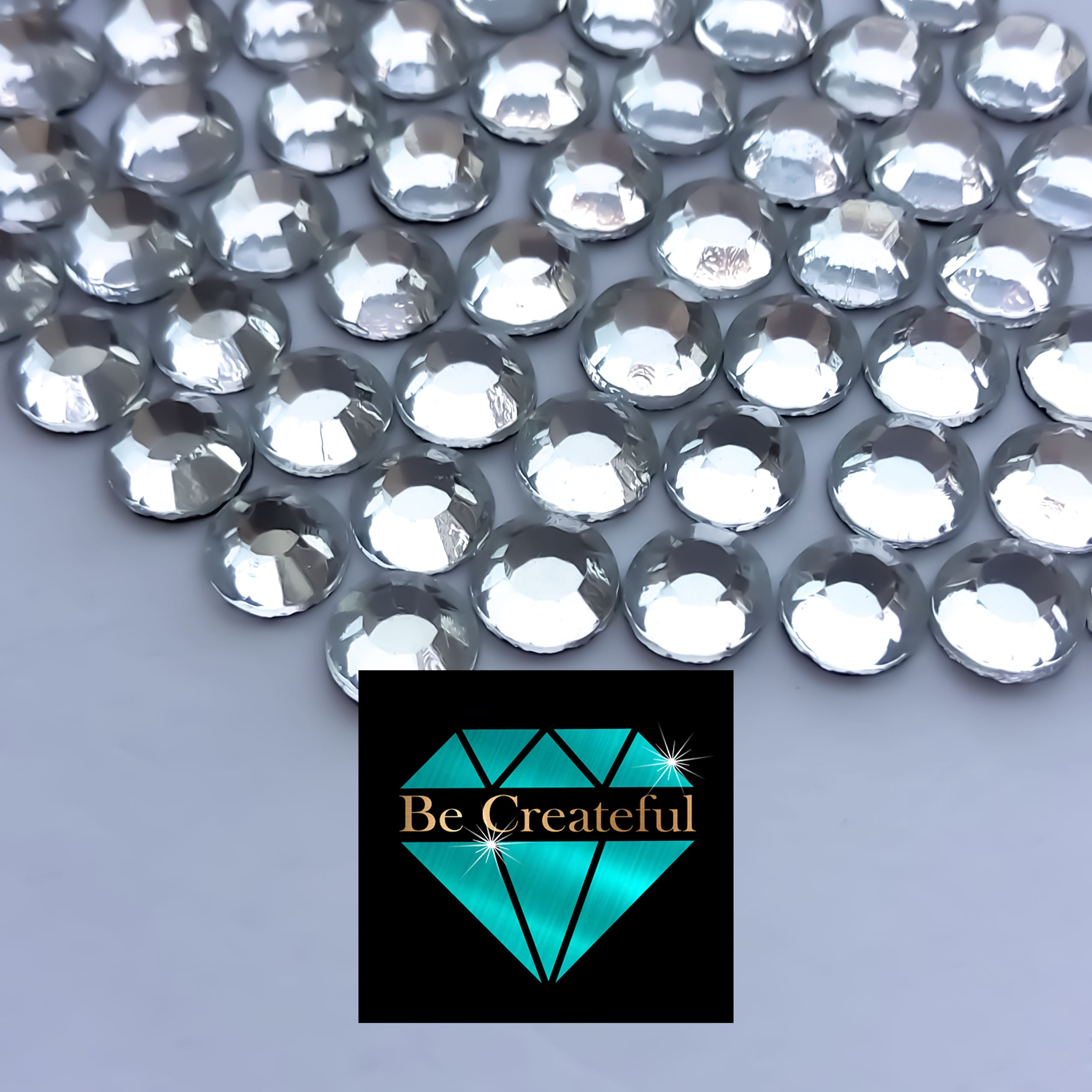 Be Createful - Crystal Korean Glass Hotfix Rhinestones