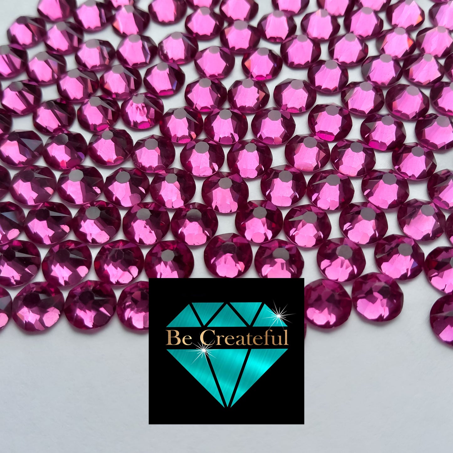 LUXE® Hot Pink Fuchsia Hotfix Rhinestones are high-quality 14-16 facet glass Rhinestone that provides intense sparkle and refraction. LUXE® Hotfix rhinestones are known for their brilliant sparkle, made possible with their precision-cut facets. LUXE® Rhinestones provide high-end sparkle without the high-end price.