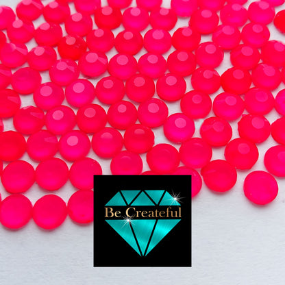 LUXE® Neon Pink Hotfix Rhinestones are high-quality 16 facet glass Rhinestone that provides intense sparkle and refraction.