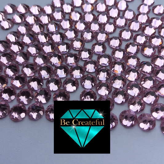 Be Createful LUXE® Pink Hotfix Rhinestones are high-quality 14-16 facet glass Rhinestone that provides intense sparkle and refraction. LUXE® Hotfix rhinestones are known for their brilliant sparkle, made possible with their precision-cut facets. LUXE® Rhinestones provide high-end sparkle without the high-end prices. 